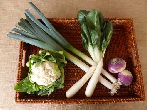 légumes blancs hiver accords